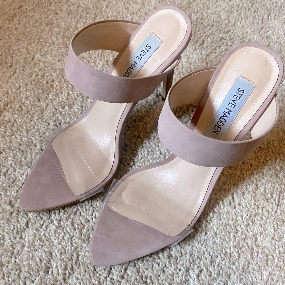 Steve Madden Clear Strap Heel